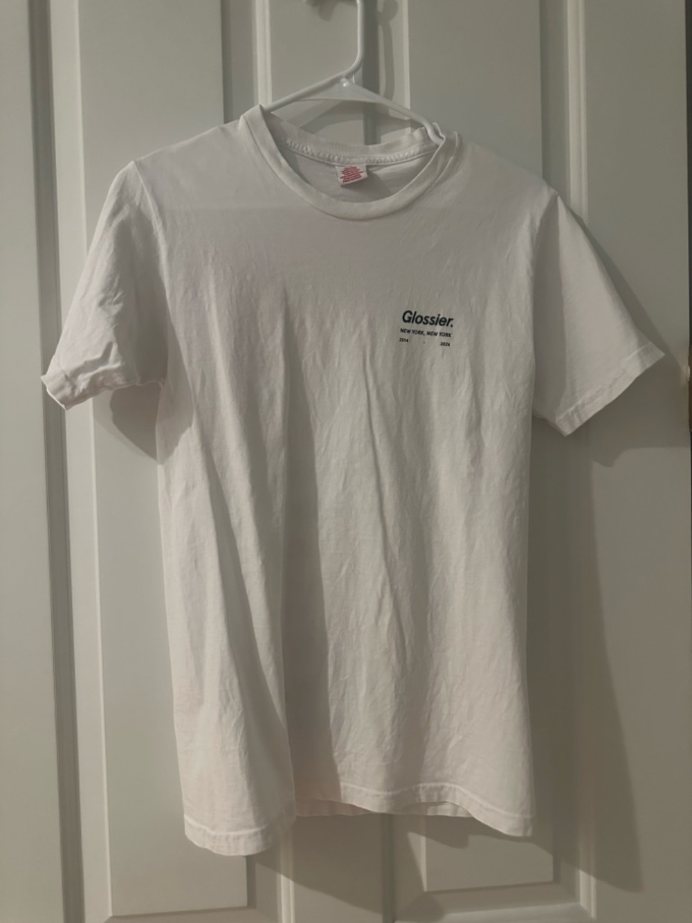 Glossier White Short Sleeve Birthday Tee